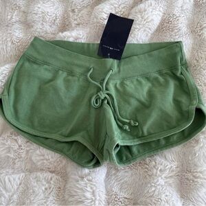 Brandy Melville Olive Green Drawstring Shorts